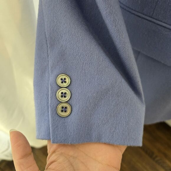 Vintage Talbots Blazer Womens 8 100% Cashmere Suit Jacket Academia Office USA - Picture 4 of 11